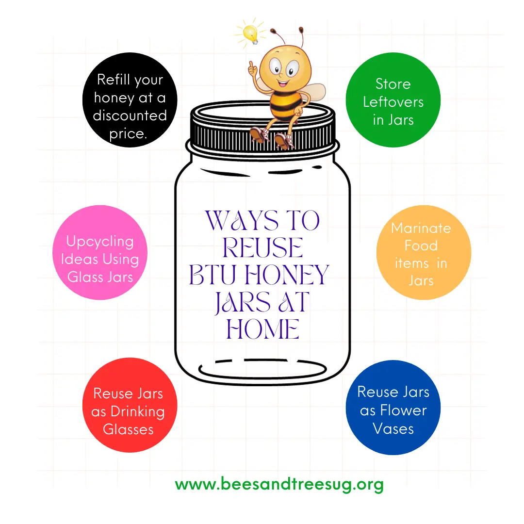 Read more about the article Ways to Reuse BTU Honey glass jars.